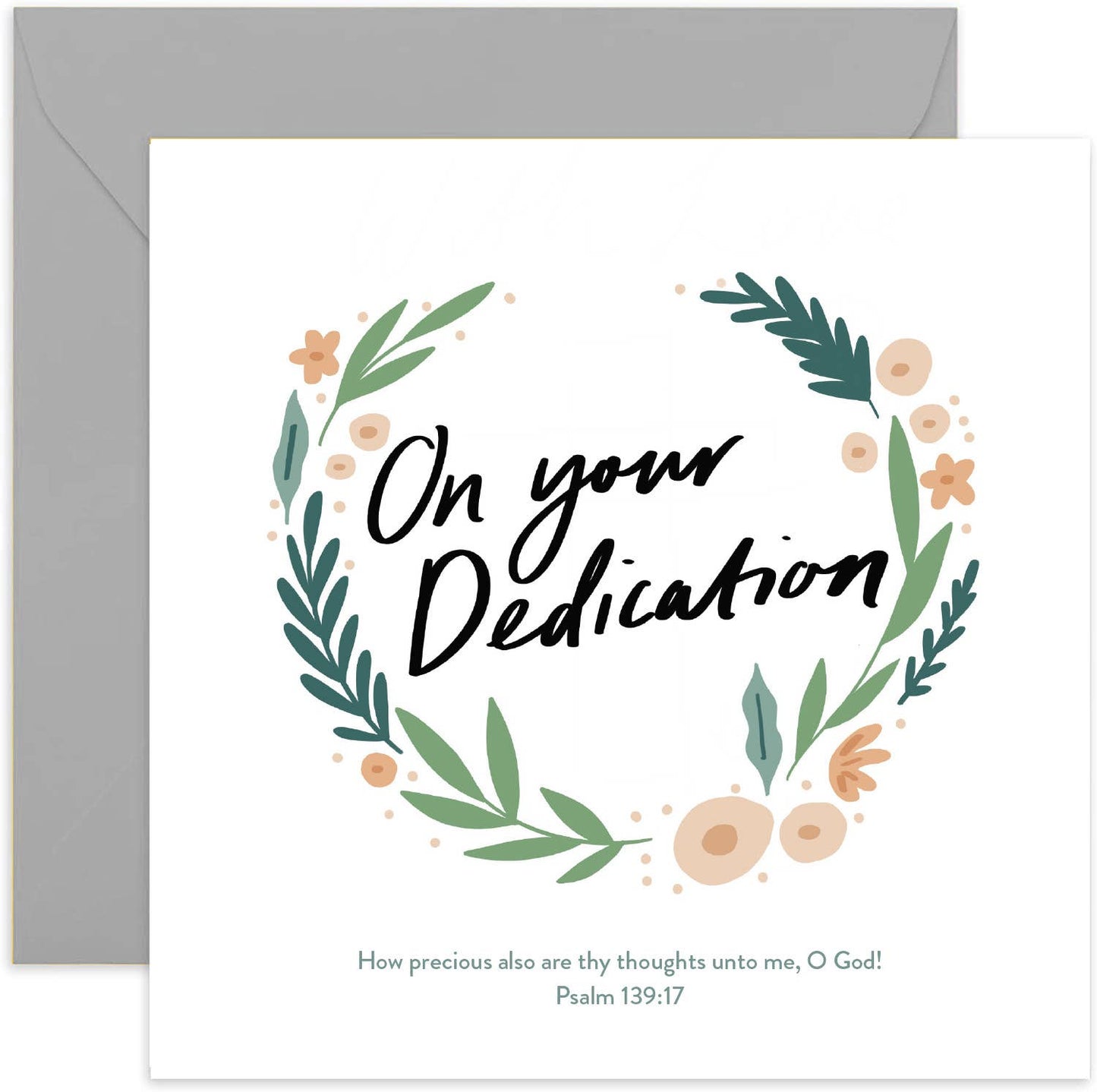 On Your Dedication Card