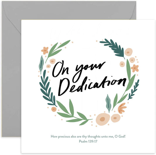 On Your Dedication Card