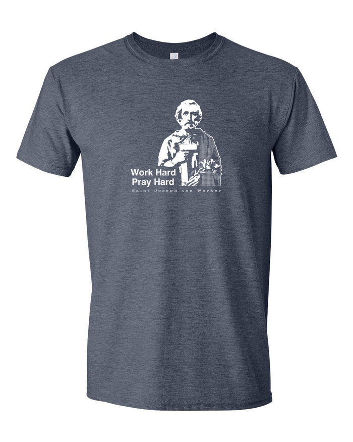 St. Joseph // Work Hard, Pray Hard // Gray